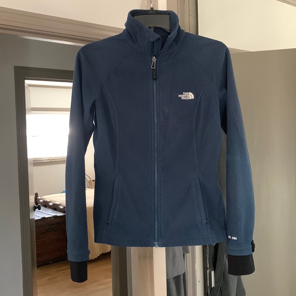 The North Face Small Blue Women’s Fleece Zipper Jacket